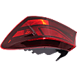 Passenger Side, Outer Tail Light, with Bulb, Halogen, Mounts On Body
