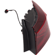 Passenger Side, Outer Tail Light, with Bulb, Halogen, Mounts On Body, CAPA CERTIFIED