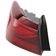 Driver Side, Outer Tail Light, with Bulb, Halogen, Mounts On Body