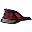 Passenger Side, Outer LED Tail Light, With bulb(s), OE Replacement, CAPA Certified