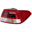 2018 Kia Sorento - Passenger Side, Outer LED Tail Light, With bulb(s), Mounts on Body, OE Replacement