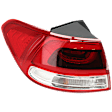 2016 Kia Sorento - Driver Side, Outer LED Tail Light, With bulb(s), Mounts on Body, OE Replacement
