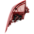 Passenger Side, Outer Tail Light, with Bulb(s), Halogen, Mounts On Body, CAPA CERTIFIED