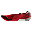 Passenger Side, Outer LED Tail Light, With bulb(s), OE Replacement, CAPA Certified
