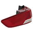 Passenger Side, Outer LED Tail Light, With bulb(s), OE Replacement, CAPA Certified