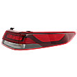 Passenger Side, Outer Tail Light, with Bulb, LED, Mounts On Body, Type 2, CAPA CERTIFIED