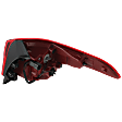 Driver Side, Outer Tail Light, with Bulb, LED, Mounts On Body