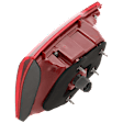 Passenger Side, Inner Tail Light, with Bulb, LED, Mounts On Luggage Lid, CAPA CERTIFIED