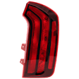 2024 Kia Telluride S - Passenger Side, Outer Halogen Tail Light, With bulb(s), Mounts on Body, OE Replacement, CAPA Certified
