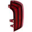 2024 Kia Telluride S - Passenger Side, Outer Halogen Tail Light, With bulb(s), Mounts on Body, OE Replacement, CAPA Certified