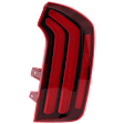 Passenger Side, Outer LED Tail Light, With bulb(s), OE Replacement, CAPA Certified