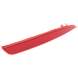 Rear, Passenger Side Bumper Reflector,, CAPA Certified