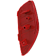 Front, Passenger Side Bumper Reflector