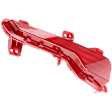Rear, Passenger Side Bumper Reflector