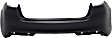 Rear Bumper Cover, Primed, For Models without Park Assist System, Except Hybrid Model, USA Built Vehicle