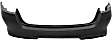 Rear Bumper Cover, Primed, For Models without Park Assist System, Except Hybrid Model, USA Built Vehicle, CAPA Certified