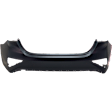 Sedan Rear Primed Bumper Cover CAPA Certified