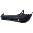 Rear Textured Bumper Cover CAPA Certified