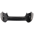 Rear Bumper Cover, Primed, Hybrid Models, For Models with Park Assist System