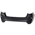 Rear Bumper Cover, Primed, Hybrid Models, For Models without Park Assist System