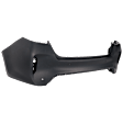Rear Bumper Cover, Primed, Hybrid Models, For Models without Park Assist System