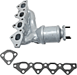 Front Catalytic Converter, Federal EPA Standard, 46-State Legal (Cannot ship to CA, CO, NY or ME), With Integrated Exhaust Manifold, 1.8L Engine