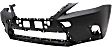 Front Primed Bumper Cover, Without Headlight Washer Holes, CAPA Certified