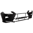 2016-2019 Lexus RX350 - Front Primed Bumper Cover, With Parking Aid Sensor Holes, With Headlight Washer Holes, CAPA Certified