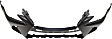 Front Primed Bumper Cover, Without Headlight Washer Holes