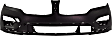 Front Primed Bumper Cover, Without Headlight Washer Holes, CAPA Certified