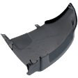 Front, Driver Side , Primed Bumper Cover, Extension