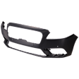 Front Primed Bumper Cover, For Models with Active Park Assist Sensor Holes