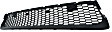 Front Bumper Grille, Textured Black, For Models without Parking Aid Sensor