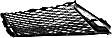 Front Bumper Grille, Gray