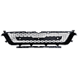 Front Bumper Grille, Black