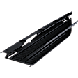 Front, Passenger Side Bumper Grille, Textured Black