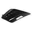 Front, Passenger Side Bumper Grille, Black