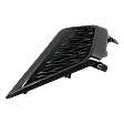 Front, Passenger Side Bumper Grille, Black