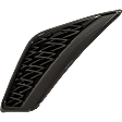 Front, Passenger Side Bumper Grille, Black
