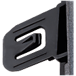 2020-2022 Lexus RX350L - Front, Passenger Side Bumper Grille, Black, 6 Cyl., 3.5L Engine