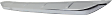 Front, Driver or Passenger Side, Lower Bumper Trim, Chrome