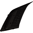 2019-2022 Lexus ES350 - Front, Driver Side Bumper Trim, Black, Side Garnish, With F Sport Package