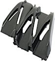 Front, Passenger Side Tow Eye Cover, Gray