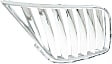 Passenger Side Grille Assembly, Chrome Shell and Insert, Grille, Base Model, 6 Cyl., 3.7L Engine