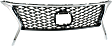 2014 Lexus RX350 Base - Grille, Chrome Shell with Dark Gray Insert, Canada Built Vehicle, For Models With F Sport Package, Originally Equipped for Models With 8 Speed Transmission