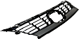 2015 Lexus CT200h Base - Grille, Painted Gray, For Models Without F Sport Package, CAPA Certified