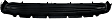 Front Bumper Grille, Black Shell and Insert, Base Model, 6 Cyl., 3.5L Engine, CAPA Certified