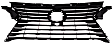 Grille Assembly, Dark Gray Shell and Insert, Base Model, 6 Cyl., 3.5L Engine