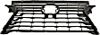 Grille Assembly, Dark Gray Shell and Insert, Base Model, 6 Cyl., 3.5L Engine, CAPA Certified