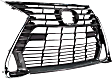 Grille, Chrome Shell with Dark Gray Insert, Base Model